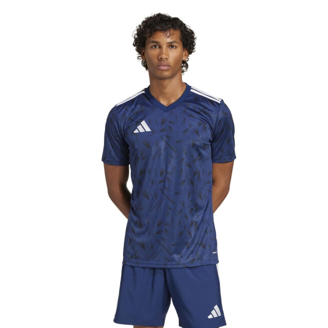Adidas Heren team icoon 25 geometrisch patroon t-shirt UTPP5966_navyblue large