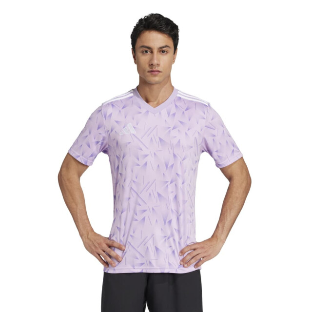 Adidas Heren team icoon 25 geometrisch patroon t-shirt UTPP5966_pink large