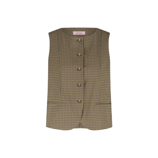 Studio Anneloes Fie check gilet dessin 4249.79.0010 large