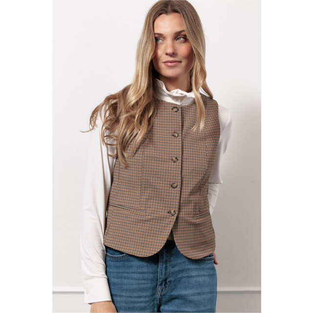 Studio Anneloes Fie check gilet dessin 4249.79.0010 large