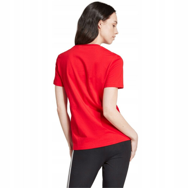 Adidas Dames essentials logo slim lounge t-shirt UTPP5338_red large