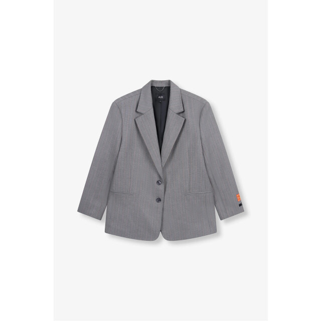 Alix The Label 2508440338 ladies woven classy grandad blazer 2508440338 classy grandad blazer large