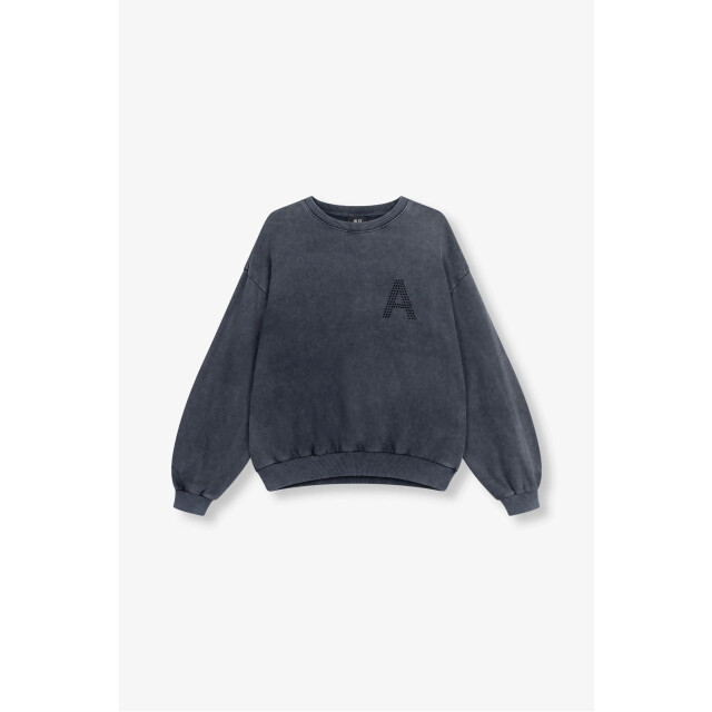 Alix The Label 2508887400 ladies knitted acid washed sweater 2508887400 acid washed sweater large