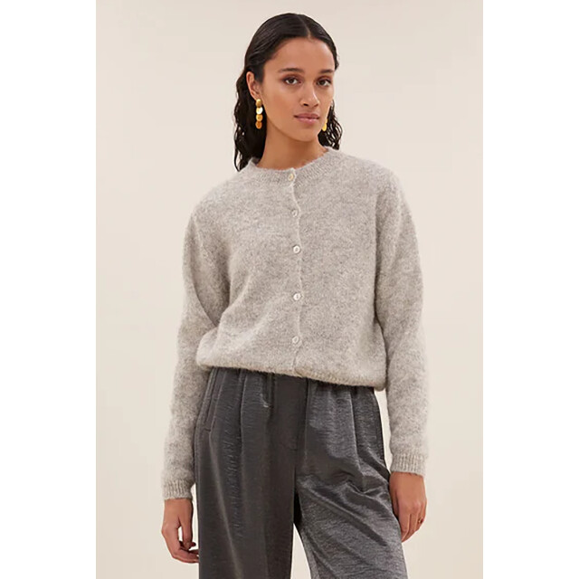 By-Bar Amsterdam 25514004 cleo natural cardigan 25514004 cleo natural cardigan large