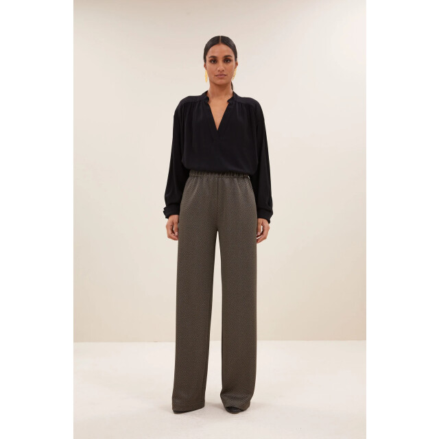 By-Bar Amsterdam 25518014 lissa herringbone pants 25518014 lissa herringbone pants large