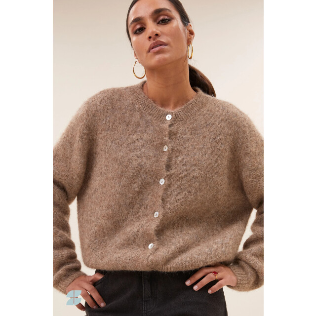 By-Bar Amsterdam 25514004 cleo natural cardigan 25514004 cleo natural cardigan large