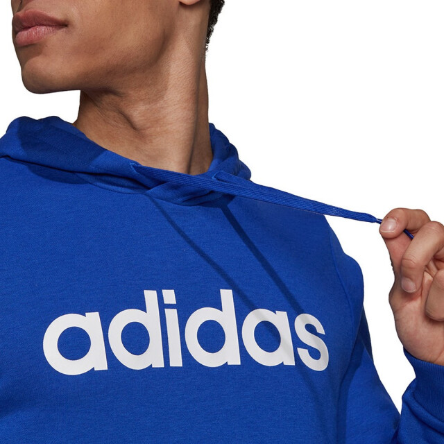 Adidas Heren essentials linear logo hoodie UTPP1376_blue large