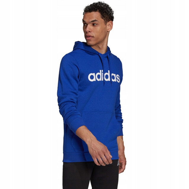Adidas Heren essentials linear logo hoodie UTPP1376_blue large