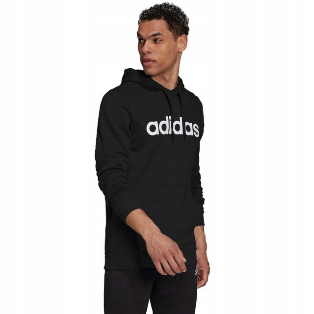 Adidas Heren essentials linear logo hoodie UTPP1376_black large