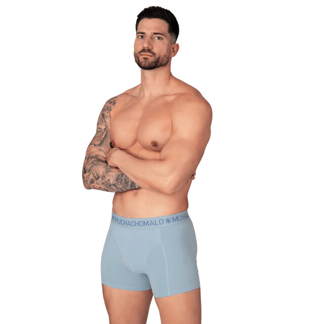 Muchachomalo Heren 3-pack light cotton U-LCSOLID1010-87 large