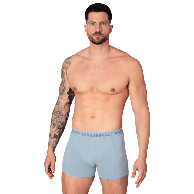 Muchachomalo Heren 3-pack light cotton U-LCSOLID1010-87 large