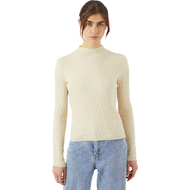 Y.A.S Yastrixo ls knit pullover s. birch 26038143-214151 large