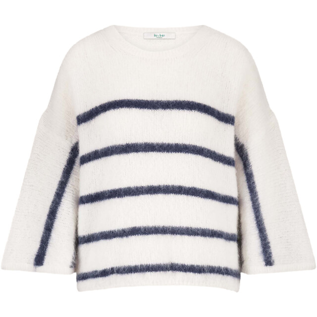 By-Bar Amsterdam Fleur stripe pullover marine stripe 25515027-717 large