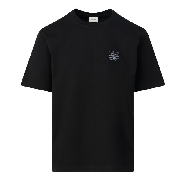Filling Pieces Embroidered knot t-shirt short slee 103851-001-L large