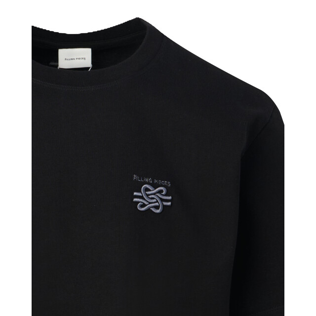 Filling Pieces Embroidered knot t-shirt short slee 103851-001-L large