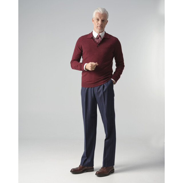 Dutch Dandies Arno kantelberg polo met lange mouwen 093355-004-M large