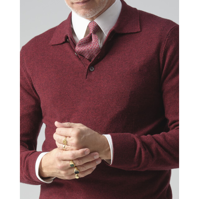Dutch Dandies Arno kantelberg polo met lange mouwen 093355-004-M large