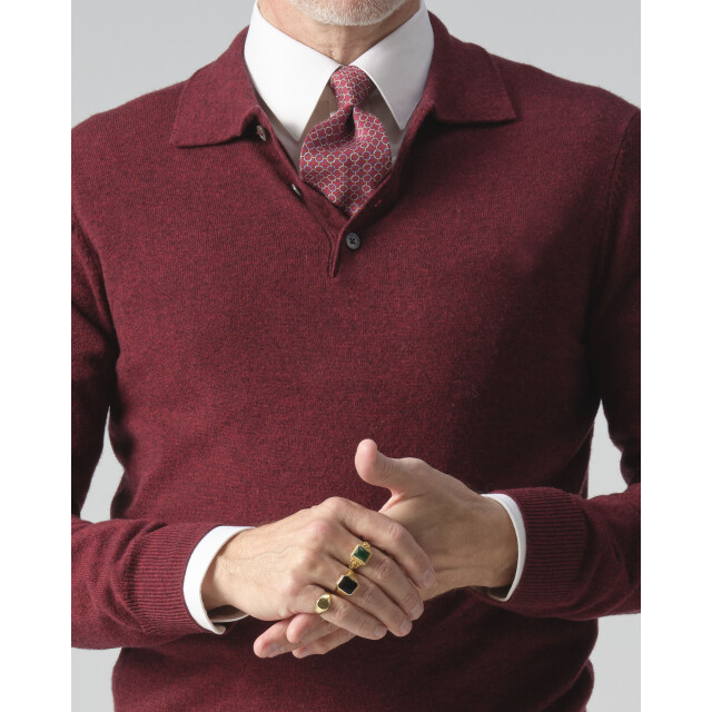 Dutch Dandies Arno kantelberg polo met lange mouwen 093355-004-M large