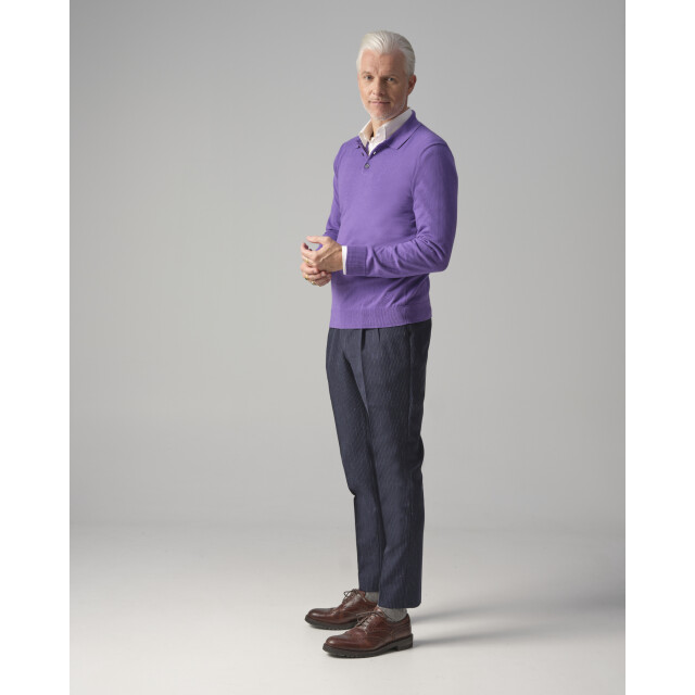 Dutch Dandies Arno kantelberg polo met lange mouwen 084800-003-XXL large