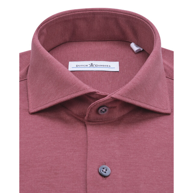 Dutch Dandies Knitted slim fit overhemd met lange mouwen 071718-004-39 large