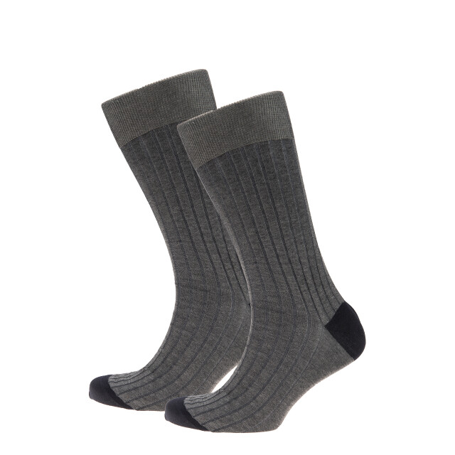 Dutch Dandies Basic grey sokken 061758-001-3942 large
