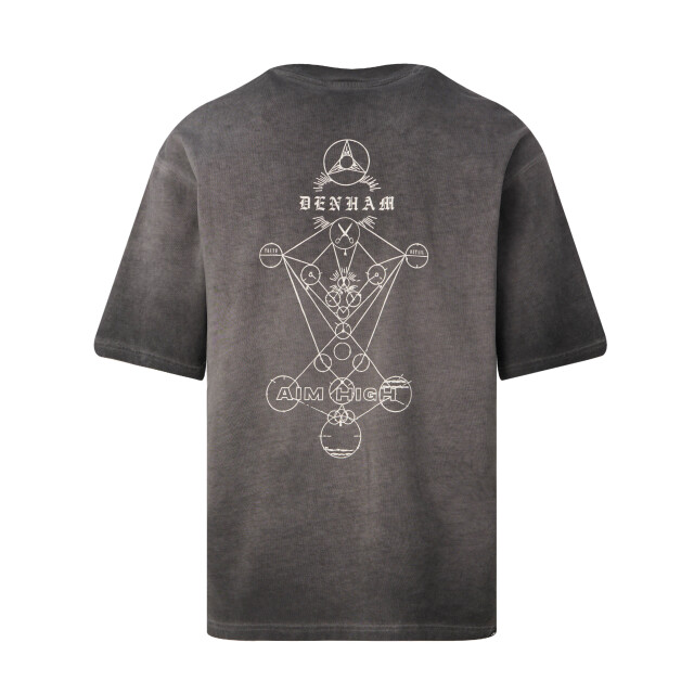 Denham Geomatric t-shirt short sleeve 103357-001-M large