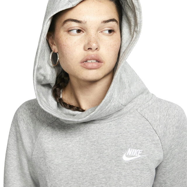 Nike Dames essentials pullover hoodie UTPP780_greysilver large