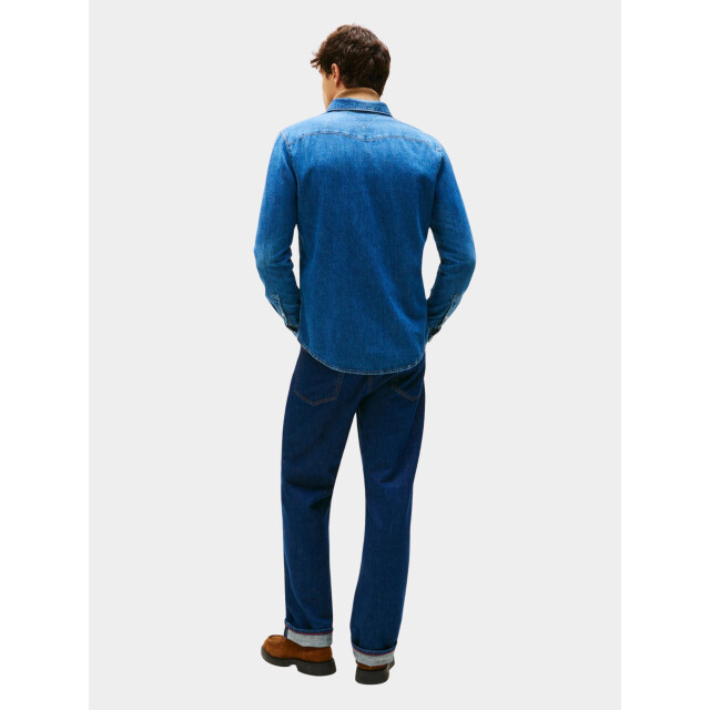 Tommy Hilfiger Overshirt western shirt noah indigo mw0mw42084/1bw 199172 large