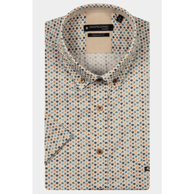 Giordano Casual hemd korte mouw league short sleeve button do 516022/25 188524 large