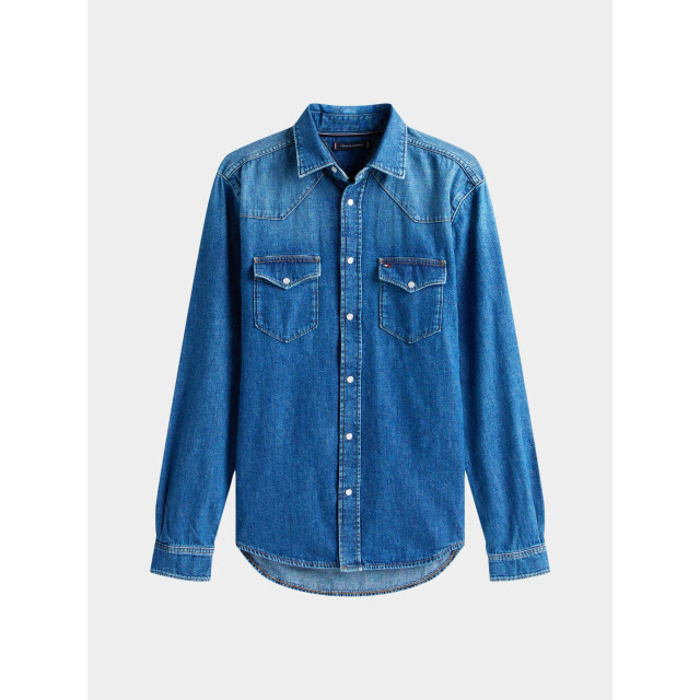 Tommy Hilfiger Overshirt western shirt noah indigo mw0mw42084/1bw 199172 large
