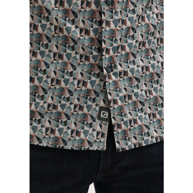 Gabbiano Heren overhemd 335738 5703 teal blue Gabbiano Overhemd 335738 5703TealBlue large