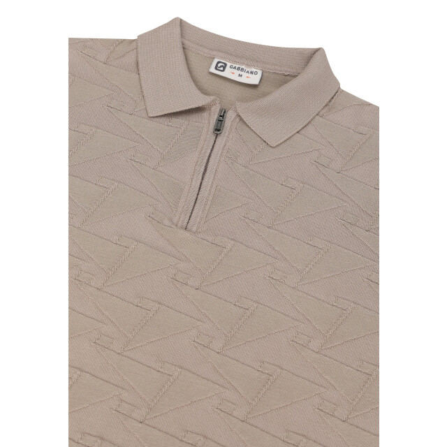Gabbiano Heren trui 615762 4445 Gabbiano Polo 615762 4445Taupe large