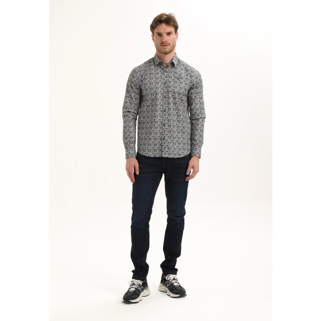 Gabbiano Heren overhemd 335738 5703 teal blue Gabbiano Overhemd 335738 5703TealBlue large