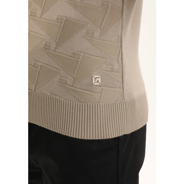 Gabbiano Heren trui 615762 4445 Gabbiano Polo 615762 4445Taupe large