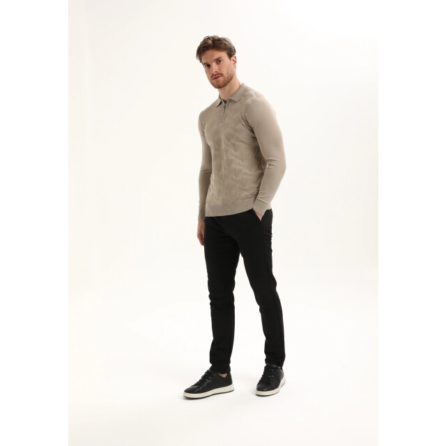 Gabbiano Heren trui 615762 4445 Gabbiano Polo 615762 4445Taupe large