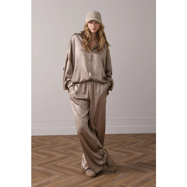 Summum Trousers crinkle satin Trousers Crinkle satin large