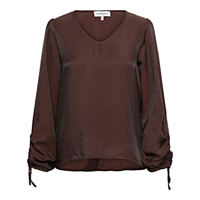 &Co Woman &co women blouse marbelle chocolate Marbelle - Chocolate large
