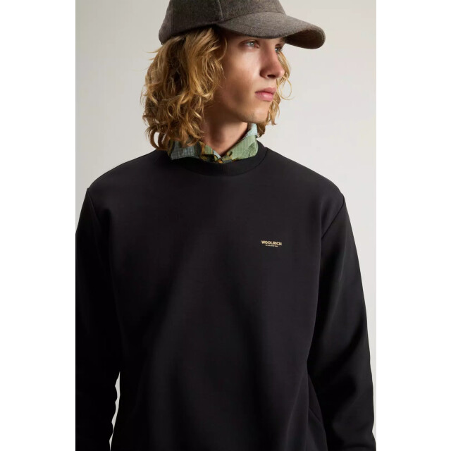 Woolrich Men logo interlock crewneck 159157387 large