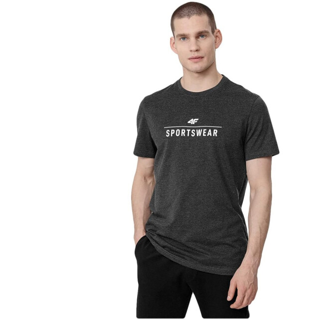 4F Heren h4z22 logo regular t-shirt UTPP1745_grey large