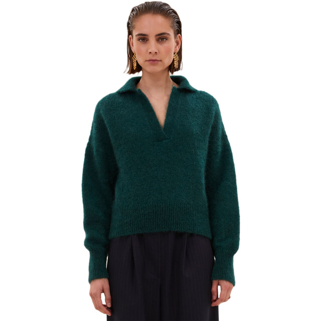 By-Bar Amsterdam Polo pullover dark green 25515011-465 large