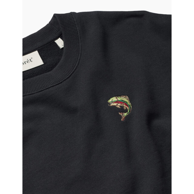 Foret fish sweatshirt f7008 black 05011.990.0156 large