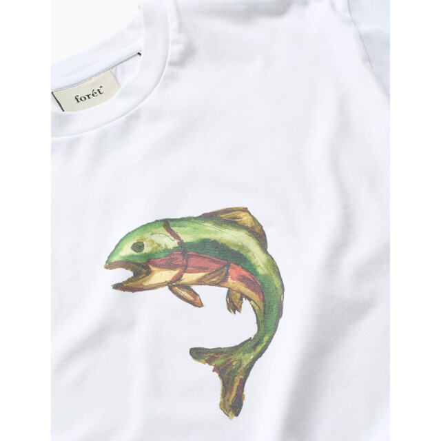Foret catch t-shirt f7003 white 05011.100.0289 large