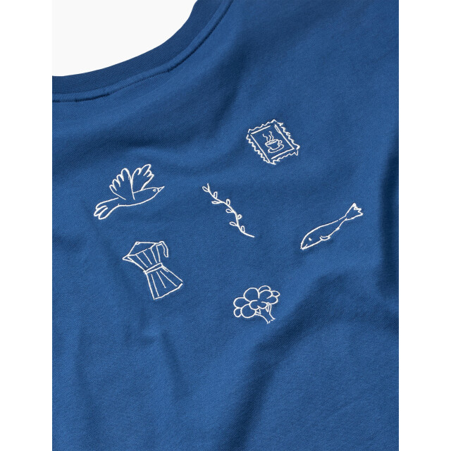 Foret fin t-shirt f0007 blue 05011.240.0160 large