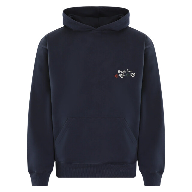 Bram's Fruit Heren flora hoodie 959-Washed Navy large