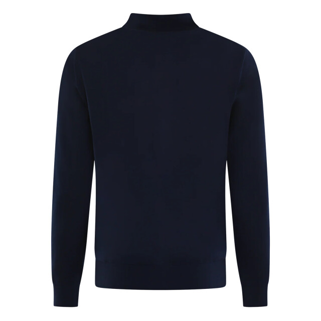 Pal Zileri Heren knitted cardigan 9B3M0M333E-Navy large