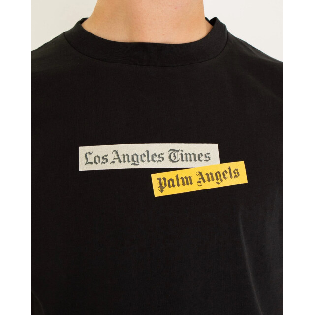 Palm Angels Heren paxlatimes reg t-shirt PMAA109F25JERO004-1084 large