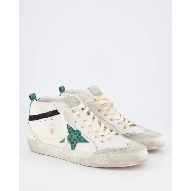 Golden Goose Deluxe Brand Dames mid star sneaker /groen GWF00122-F006156-10516 large