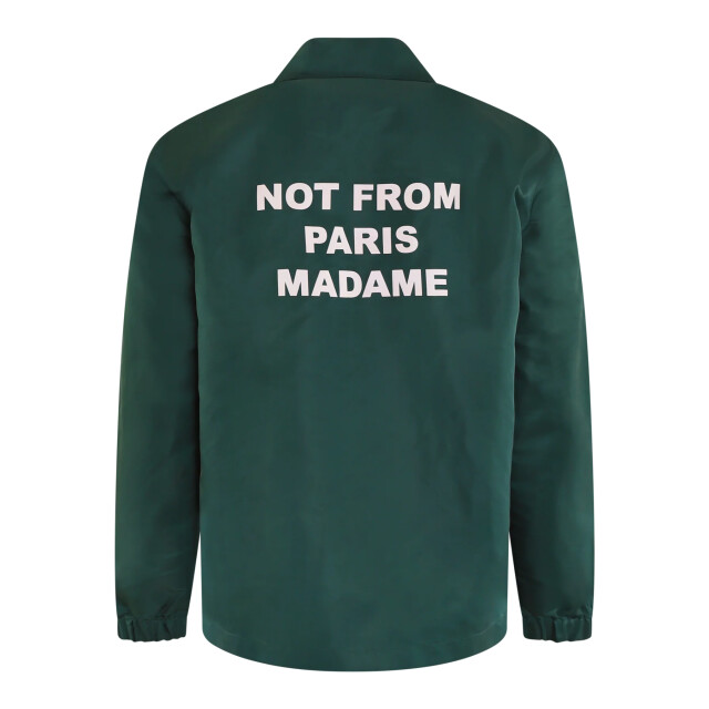 Drole De Monsieur Heren la veste slogan PERM-JT183-PA014-DGN-DARK GREEN large