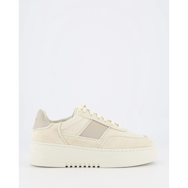 Axel Arigato Dames orbit piping sneaker F3225001-Off White / Light Tan large