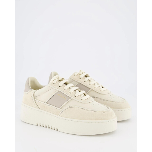 Axel Arigato Dames orbit piping sneaker F3225001-Off White / Light Tan large